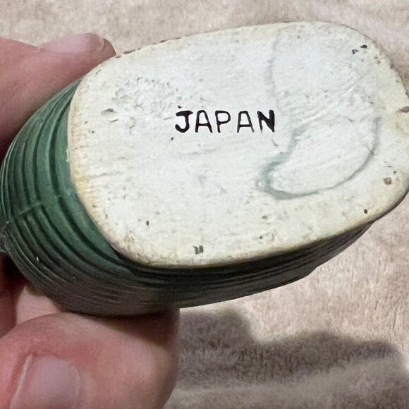 Vintage Green Ceramic Chicken Hen Toothpick Holder Japan Mid Century green small - Picture 9 of 11